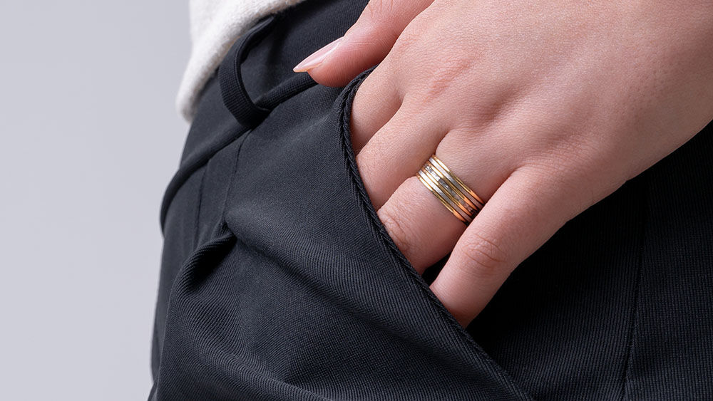 Mix and Match Tonalidades Difertes de Ouro