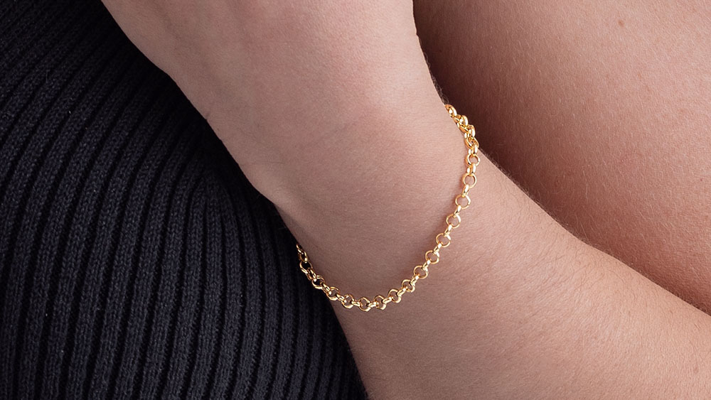 Pulseiras de ouro - Delicada