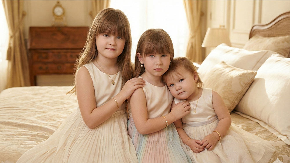 Joias para crianças e bebês por idade