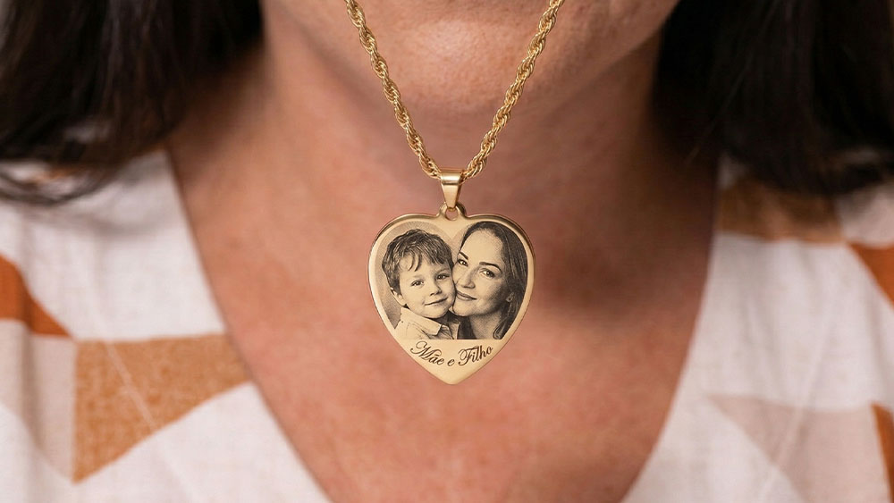 Joias personalizadas presentes únicos para mães únicas