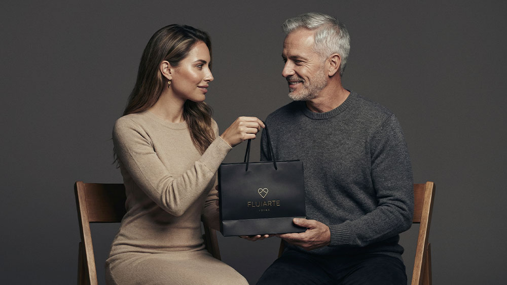 Joias personalizadas presentes únicos para pais únicos