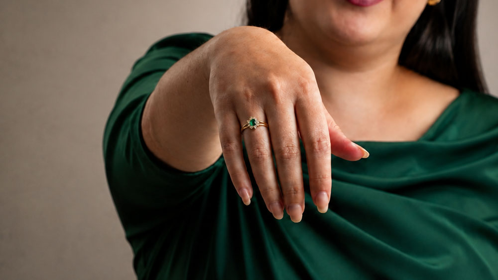 Anéis de formatura femininos delicados