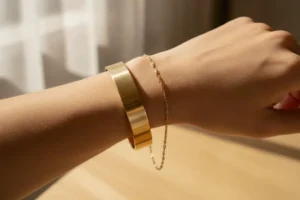 Diferenças visuais entre o bracelete e a pulseira
